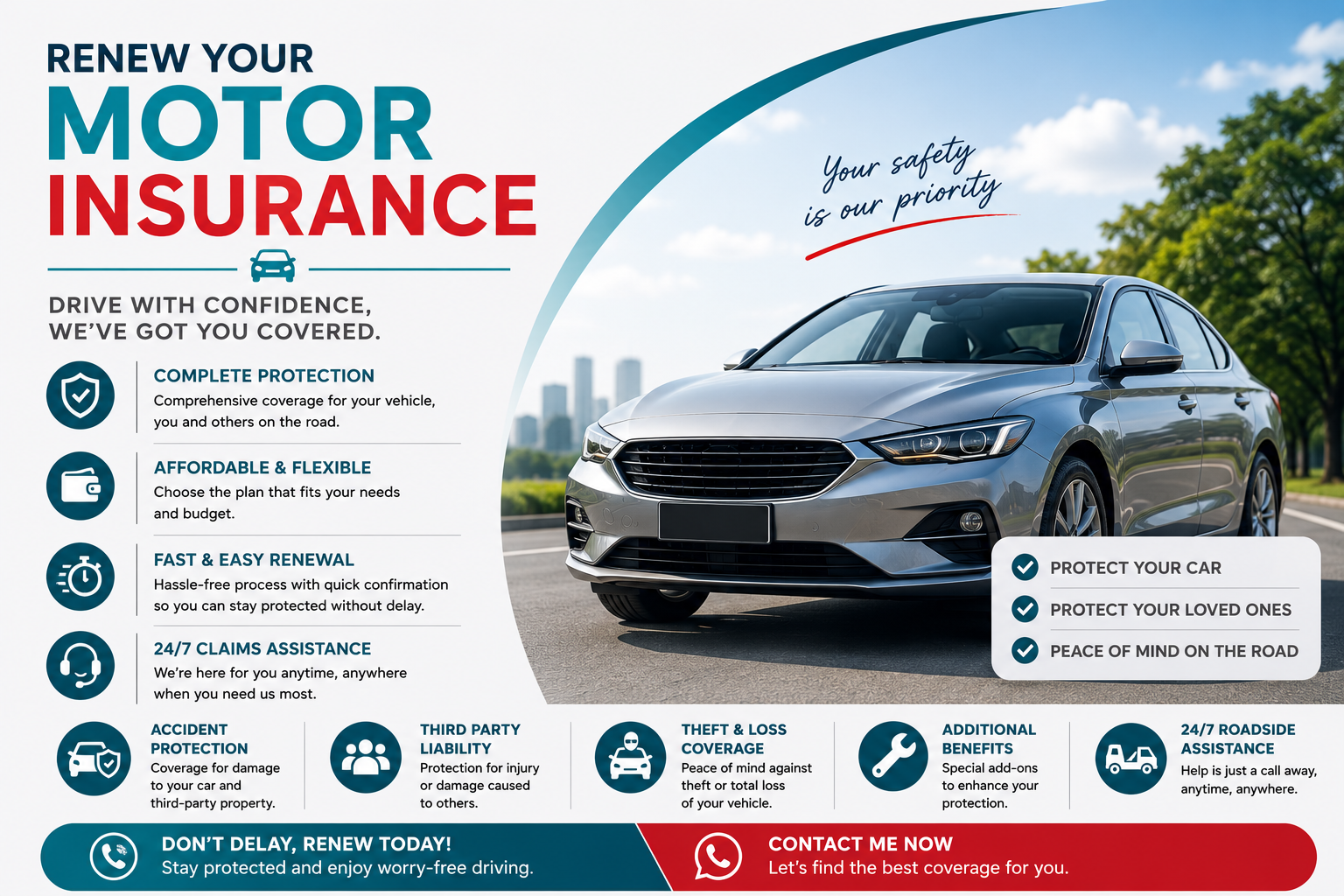 Takaful motor dan cukai jalan